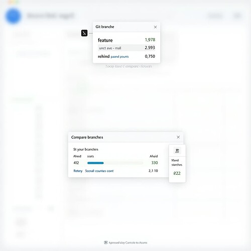 How Do I Reset the Comparison Counter Between Two Branches in Azure DevOps?
