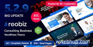 Reobiz v5.3.0 - Consulting Business WordPress Theme