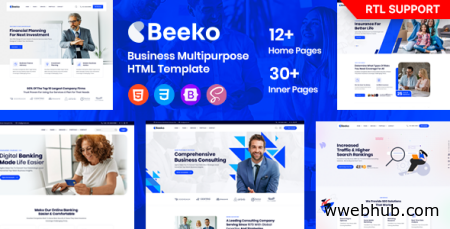 Beeko v3.0 - Business Consulting HTML Template + RTL