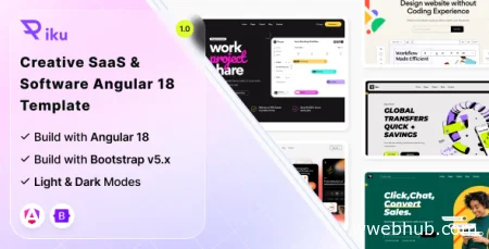 Piku - Creative Saas & Software Angular Template