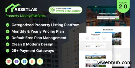 AssetLab v2.0 - Property Listing Platform