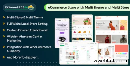 eCommerceGo SaaS v8.1 Free– eCommerce Store with Multi Theme and Multi Store Script