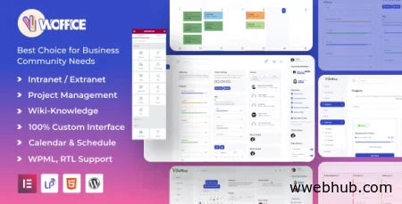 Woffice v5.4.28 - Intranet/Extranet WordPress Theme