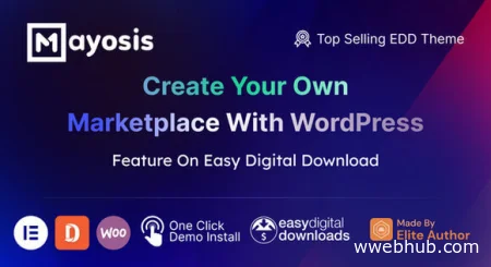 Mayosis v5.4.2 – Digital Marketplace WordPress Theme