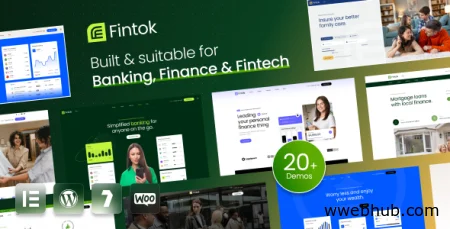 Fintok v1.0.0 - Banking Finance & Fintech WordPress Theme