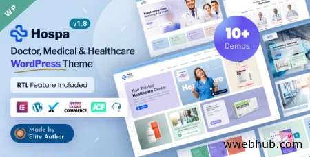 Hospa v1.8 - Doctors, Medical Clinic & Hospital WordPress Theme