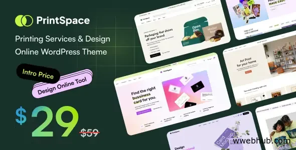 PrintSpace v1.4.2 - Printing Services & Design Online WooCommerce WordPress theme