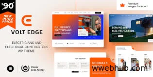 VoltEdge v1.0 – Electrician Electrical Contractor WordPress Theme