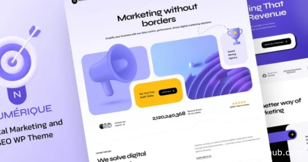 Numérique v20 - SEO Digital Marketing WordPress