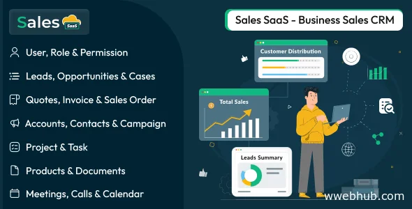 Salesy SaaS v7.3 - Business Sales CRM - nulled